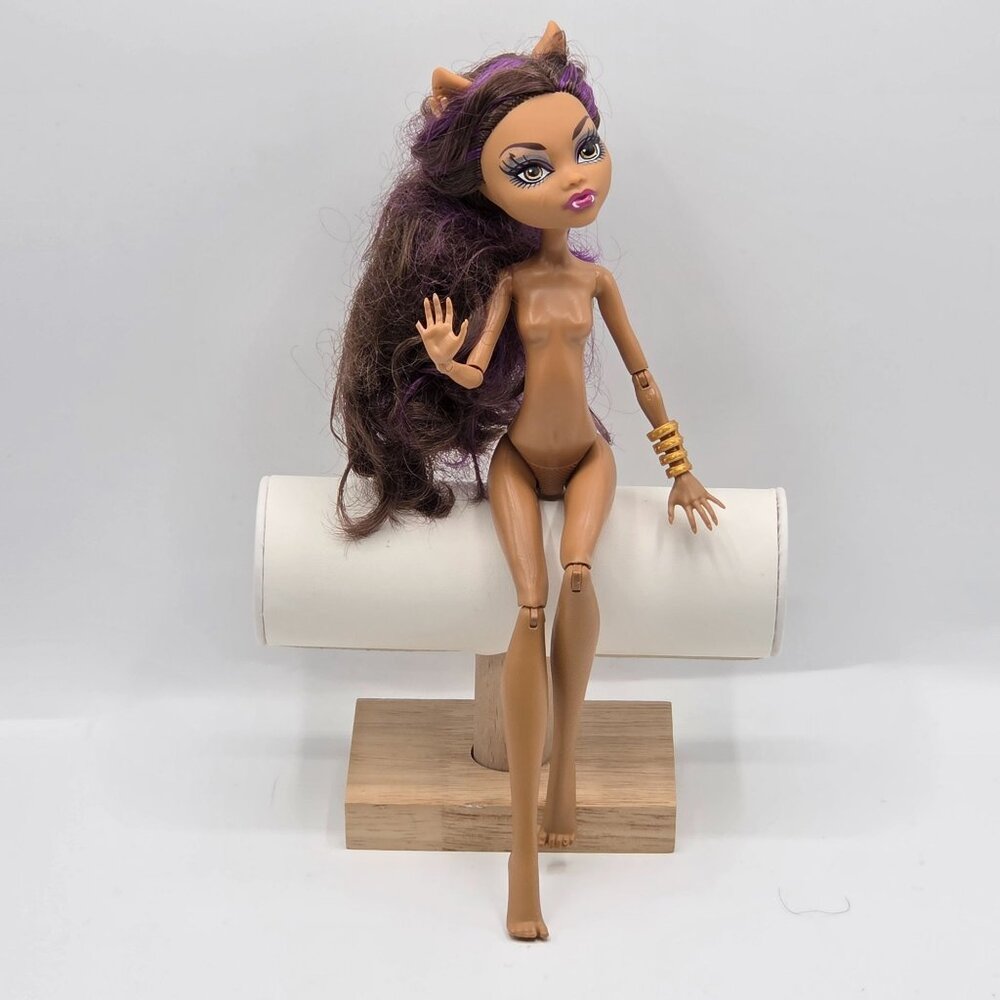 Monster High Clawdeen Wolf Doll Scaris City Of Frights 11" Mattel 2008 Nude